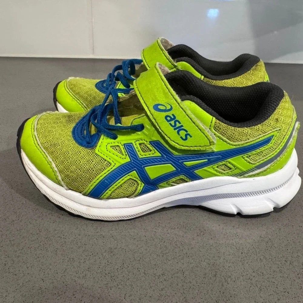 Add 'ASICS Gel-Contend 7 blue & green running shoes